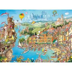  Ravensburger Bella Italia 500 Piece Puzzle Toys & Games