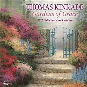  Thomas Kinkade Gardens of Grace with Scripture 2011 Wall 