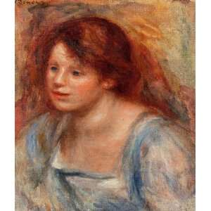  Oil Painting: Lucienne: Pierre Auguste Renoir Hand Painted 