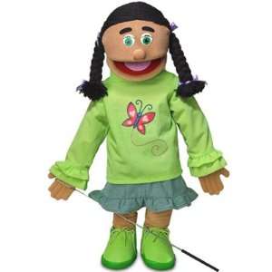  Jasmine Hispanic Kids Full Body Puppets Toys, 25 x 12 x 10 