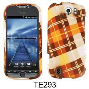   DOUBLESHOT / MYTOUCH 4G SLIDE ORANGE PLAID Cell Phones & Accessories