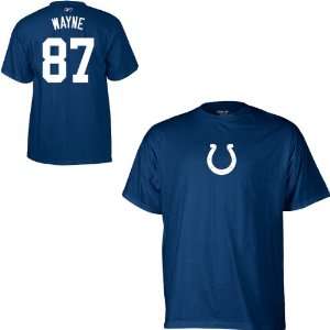   Colts Reggie Wayne Name & Number T Shirt Small: Sports & Outdoors