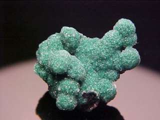 AESTHETIC Malachite in Quartz Crystals on Cuprite TSUMEB, NAMIBIA 