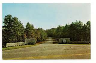 TOCCOA GA Georgia Baptist Assembly Entrance Postcard  