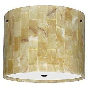  Tamburo Mosaic Onyx Flushmount by Besa Lighting