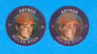 1985 7 11 Baseball Coin Lot NOLAN RYAN  