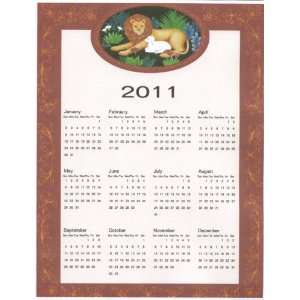   and Lamb 8 1/2 Inch by 11 Inch 2011 Yearly Calendar 