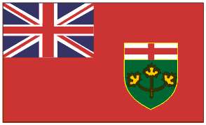 Huge 3 x 5 High Quality Ontario Provincial Flag    