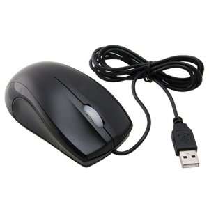  USB Ergonomic Optical Scroll Wheel Mouse, Black: Computers 