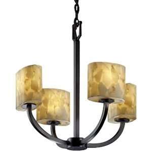   Arch Chandelier by Justice Design Group   R127926, Finish Matte Black