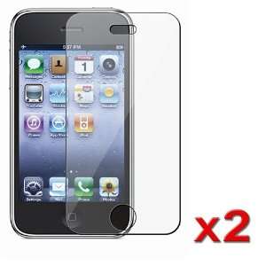    NEW 2PCS LCD SCREEN PROTECTOR COVER FOR IPHONE 4 8GB: Electronics