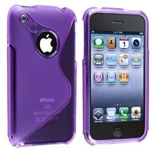   Screen Protector Filter for Apple® iPhone® 3G 3GS, Purple S Shape