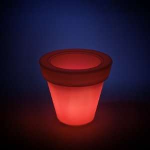  Vazon Magnum Round Planter Light With, Color Red, Drain 