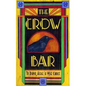 Customizable Crow Bar Vintage Style Wooden Sign:  Kitchen 