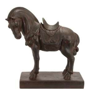  Classic Polystone Tang Horse Decor Statue