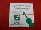 Lot of 4 Violin E Strings RAO Green Label Lewis