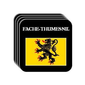 Nord Pas de Calais   FACHE THUMESNIL Set of 4 Mini Mousepad Coasters