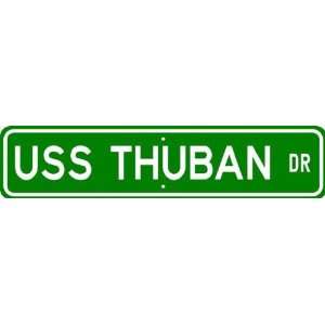  USS THUBAN LKA 19 Street Sign   Navy Patio, Lawn & Garden