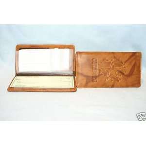  DALLAS COWBOYS Leather Checkbook NEW! br+ spl: Everything 