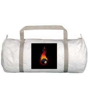  Gym Bag Flaming 8 Ball for Pool: Everything Else