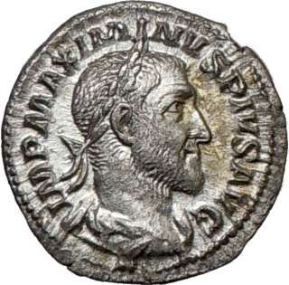 MAXIMINUS I Thrax 235AD Authentic Ancient Silver Roman Coin SALUS 