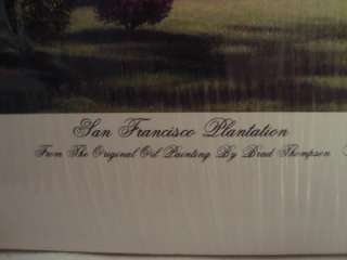 Brad Thompson Signed/Autographed Small Print  San Francisco Plantation 
