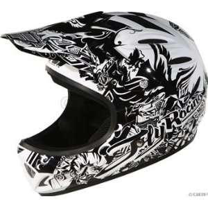  Fly Racing Chaos Helmet, Black, Youth Large: Sports 