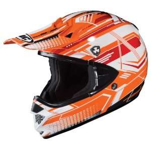    SNELL DOT HJC Offroad MX ATV Helmet CL X5N Matrix ORG M Automotive
