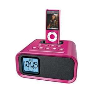  iHOME DUAL ALARM CLOCK FOR IPOD PINK (Personal & Portable / iPod 
