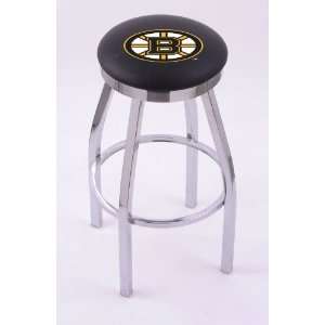  Boston Bruins 30 Single ring swivel bar stool with Chrome 