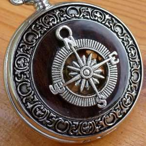 Steampunk pocket watch key Necklace locket pirate Victorian locket 