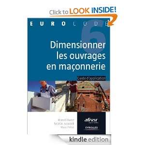 Dimensionner les ouvrages en maçonnerie (Eurocode) (French Edition 