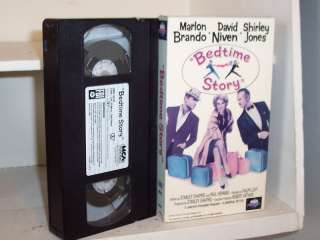 Bedtime Story (1963) vhs Marlon Brando Shirley Jones  