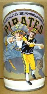 IRON CITY BEER Can 1979 Pittsburgh Pirates PENNSYLVANIA  