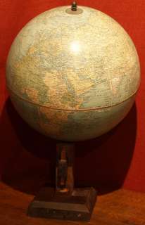   12 Globe copyright 1908 Chester A. Rehm Chicago Arts & Crafts stand