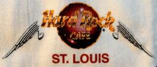 Hard Rock Cafe ST. LOUIS White HEAVY Tee T SHIRT New XL  