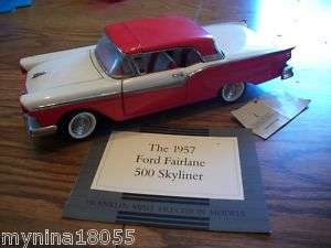 FRANKLIN MINT 1957 Ford Fairlane 500 Skyliner  