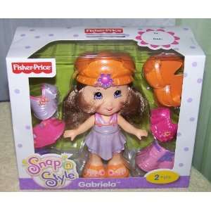  Fisher Price Snap n Style Doll   Gabriela: Toys & Games