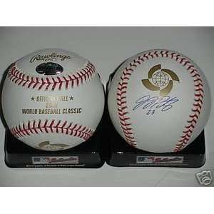  J.J. Putz Signed 2009 WBC Baseball Team USA N.Y. Mets 