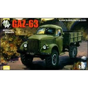    Military Wheels 1/72 GAZ63 Soviet Cargo Truck Kit: Toys & Games