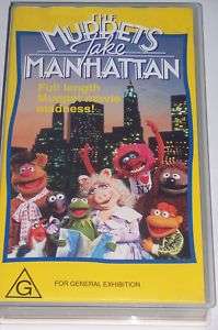 THE MUPPETS TAKE MANHATTAN VHS VIDEO  