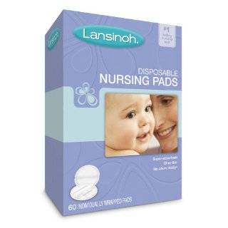 Lansinoh 20265 Disposable Nursing Pads, 60 Count Boxes (Pack of 4)