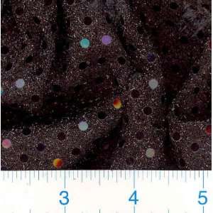  45 Wide Sequin Knits Black Fabric By The Yard: Arts 