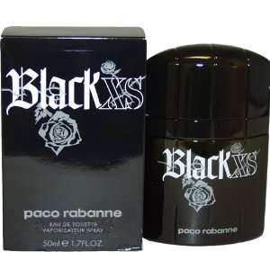 Black Xs Men Eau de toilette Spray by Paco Rabanne, 1.7 Ounce