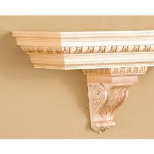  Commodore Shelf Mantel   Maple wood with Clear Finish 