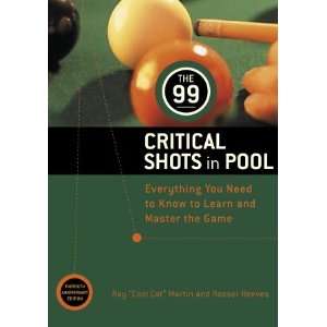  The 99 Critical Shots in Pool Book by Ray Martin Sports 