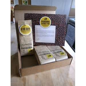 Liga Masiva Organic Direct Trade Coffee Tasting Box  
