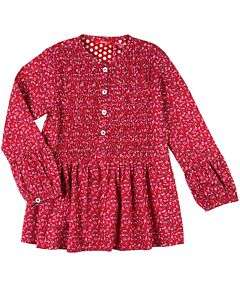 OILILY Girls Shirt Blouse Berna Red, Size 5, 110  
