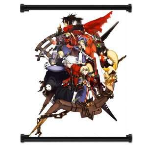  Blazblue Videogame Group Wall Scroll Fabric Poster 16 X 