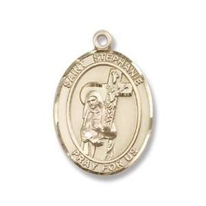   Stephanie Pendant First Communion Catholic Patron Saint Medal Jewelry